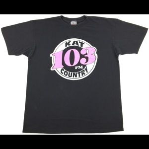 VTG Kat Country 103 FM Radio Station Single Stitch